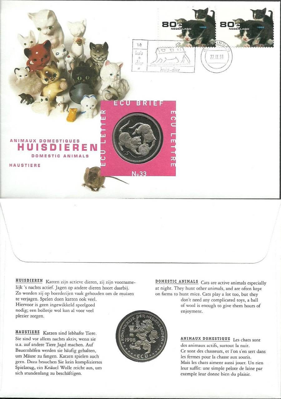 Znaczek Holandia 1998 Mi num 1677 FDC