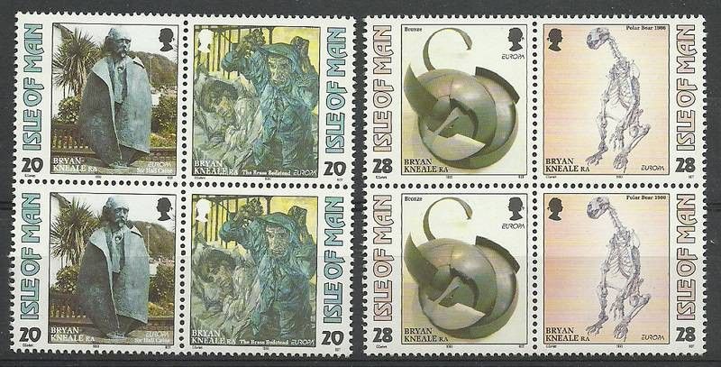 Znaczek Wyspa Man 1993 Mi 546-549 Czyste **