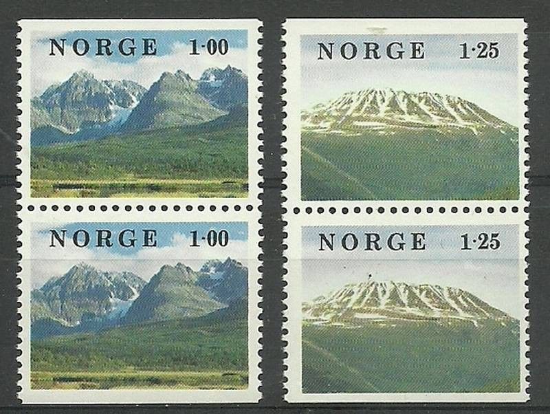 Znaczek Norwegia 1978 Mi 771-772DoDu Czyste **