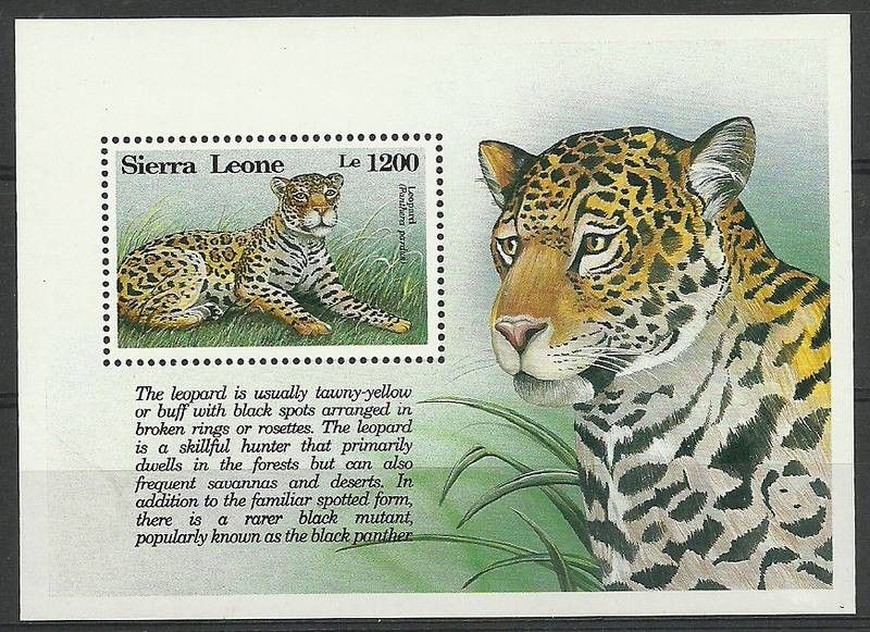 Znaczek Sierra Leone 1993 Mi bl 227 Czyste **