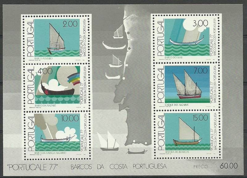 Znaczek Portugalia 1977 Mi bl 22 Czyste **