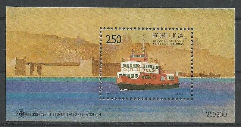 Znaczek Portugalia 1989 Mi bl 65 Czyste **