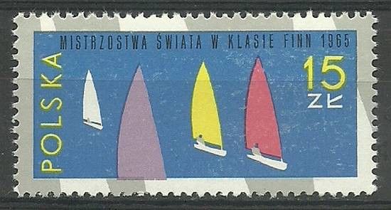 Znaczek Polska 1965 Mi 1595 Fi 1446 Czyste **