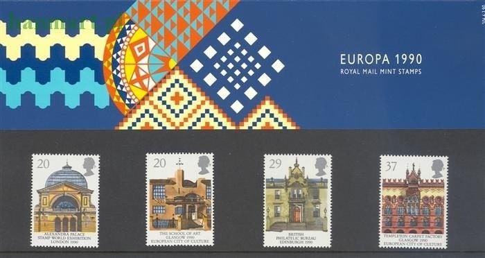 Znaczek Wielka Brytania 1990 Mi 1263-1264 Czyste **