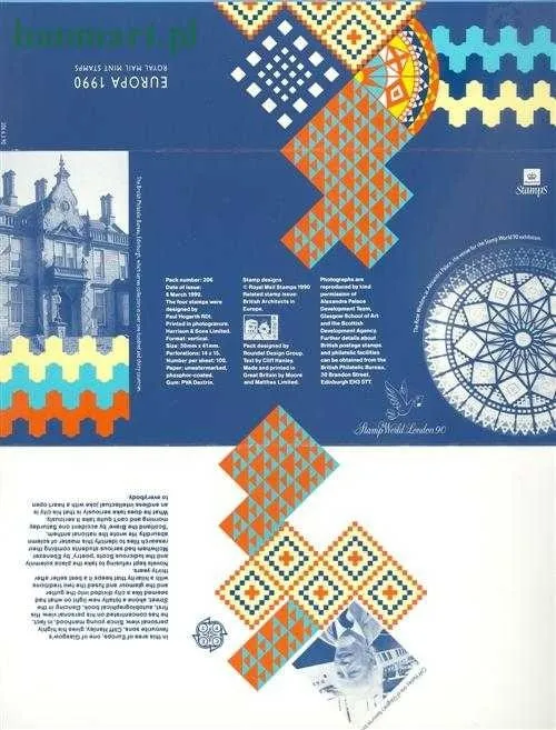 Znaczek Wielka Brytania 1990 Mi 1263-1264 Czyste **