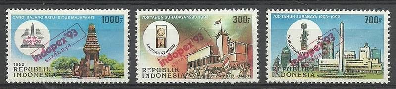 Znaczek Indonezja 1993 Mi 1462-1464 Czyste **