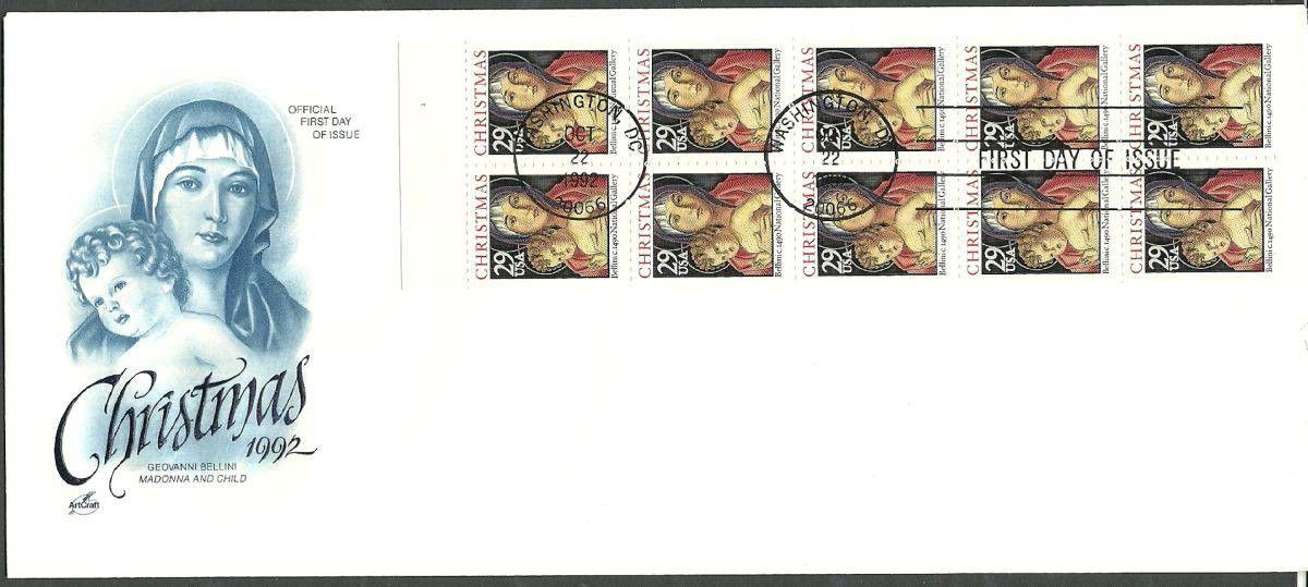 Znaczek USA 1992 Mi h-blatt 2328 FDC