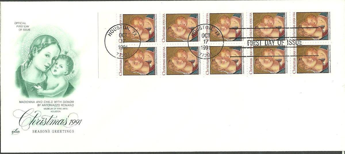 Znaczek USA 1991 Mi h-blatt 2194 FDC