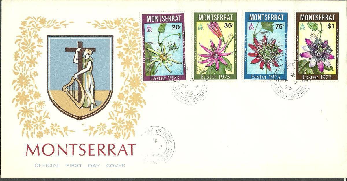Znaczek Montserrat 1973 Mi 287-290 FDC
