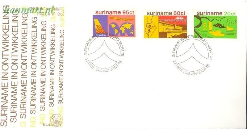 Znaczek Surinam 1978 FDC