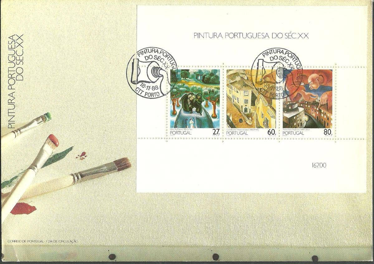 Znaczek Portugalia 1988 Mi bl 61 FDC