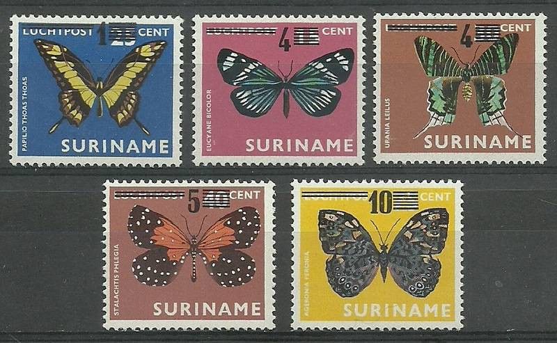 Znaczek Surinam 1977 Mi 799-803 Czyste **