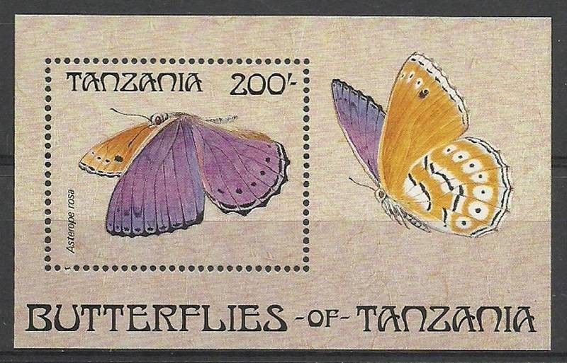Znaczek Tanzania 1988 Mi bl 81 Czyste **