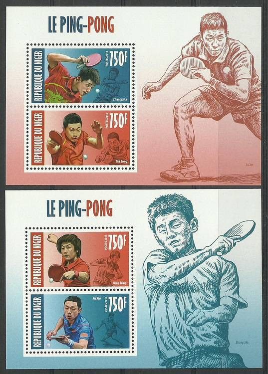 Znaczek Niger 2013 Mi lx ark 2373-2376 Czyste **