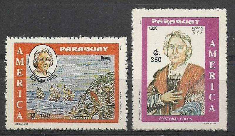 Znaczek Paragwaj 1992 Mi 4595-4596 Czyste **