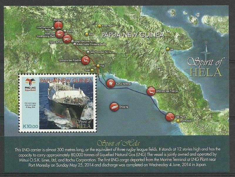 Znaczek Papua Nowa Gwinea 2014 Mi bl 172 Czyste **