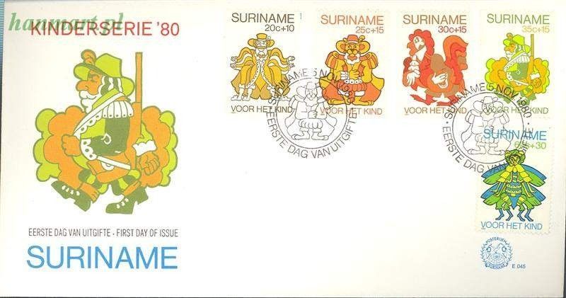 Znaczek Surinam 1980 FDC