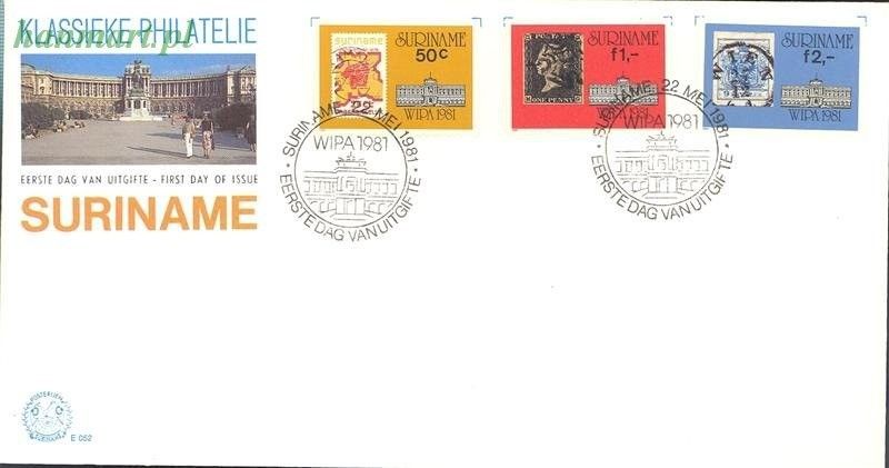 Znaczek Surinam 1981 Mi 945-947 FDC