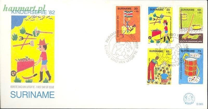 Znaczek Surinam 1982 Mi 997-1001 FDC