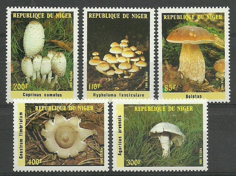 Znaczek Niger 1985 Mi 962-966 Czyste **