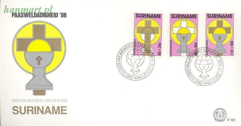 Znaczek Surinam 1988 Mi 1261-1263 FDC