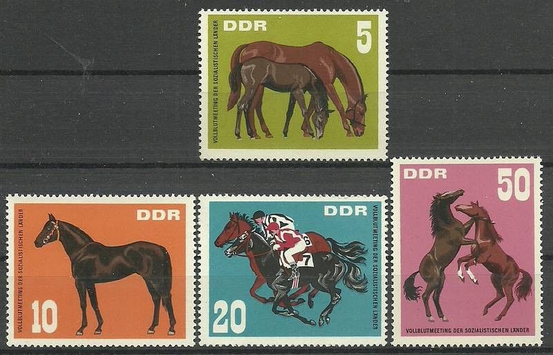 Znaczek NRD / DDR 1967 Mi 1302-1305 Czyste **
