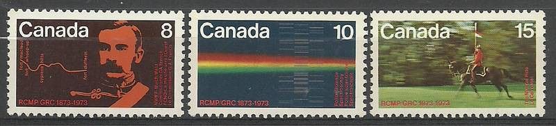 Znaczek Kanada 1973 Mi 521-523 Czyste **