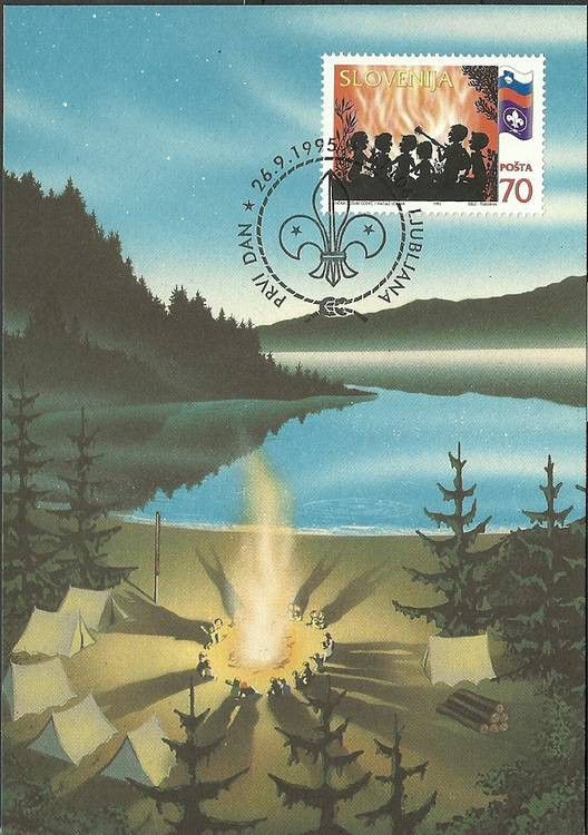 Znaczek Słowenia 1995 Mi 120 Karta Max