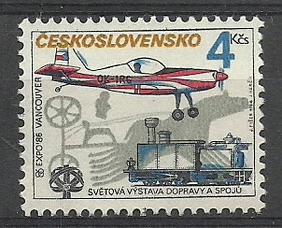 Znaczek Czechosłowacja 1986 Mi 2849 Czyste **
