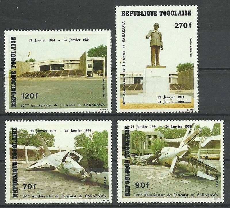 Znaczek Togo 1984 Mi 1660-1663 Czyste **