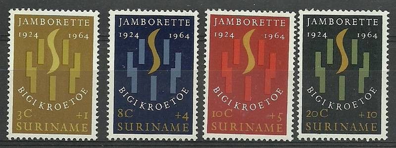 Znaczek Surinam 1964 Mi 446-449 Czyste **