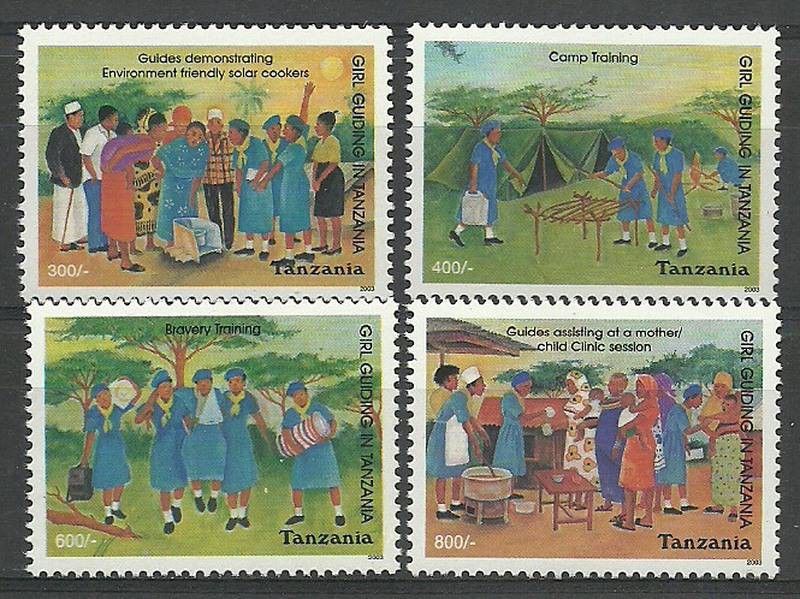 Znaczek Tanzania 2004 Mi 4144-4147 Czyste **