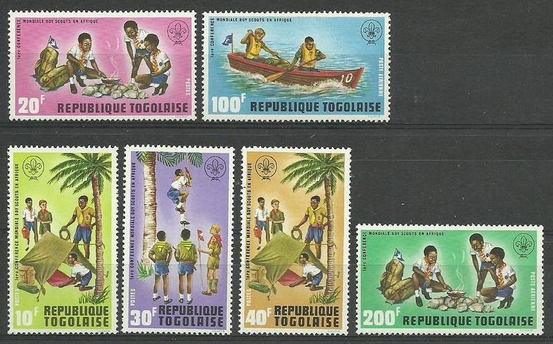 Znaczek Togo 1973 Mi 976-981 Czyste **