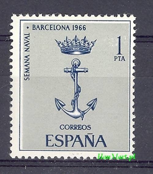 Znaczek Hiszpania 1966 Mi 1624 Czyste **