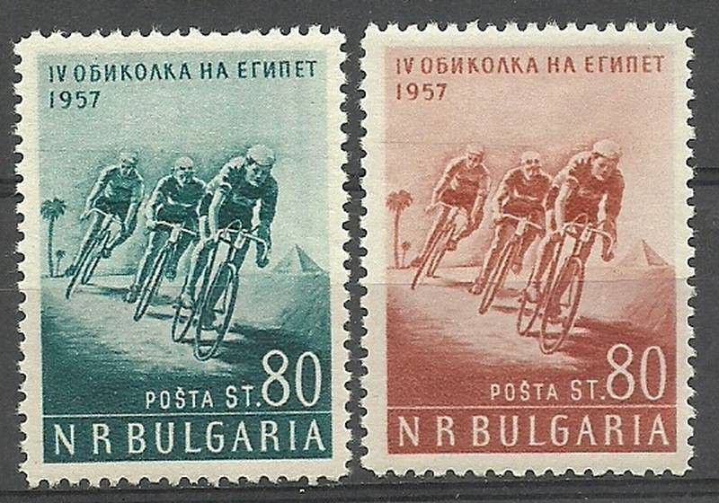 Znaczek Bułgaria 1957 Mi 1019-1020 Czyste **