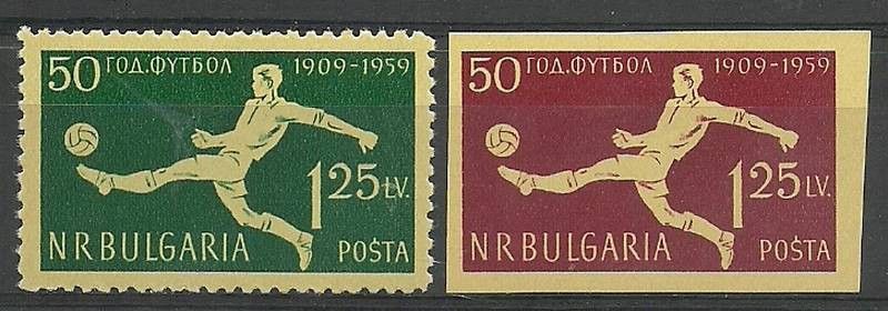 Znaczek Bułgaria 1959 Mi 1135-1136 Czyste **
