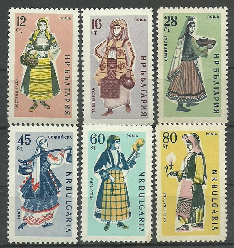 Znaczek Bułgaria 1961 Mi 1201-1206 Czyste **