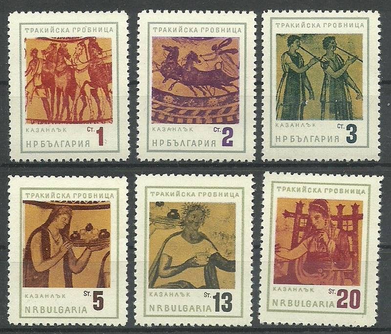 Znaczek Bułgaria 1963 Mi 1415-1420 Czyste **
