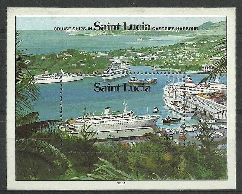 Znaczek Saint Lucia 1991 Mi bl 59 Czyste **