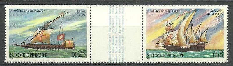 Znaczek Wyspy Św. Tomasza i Książęca 1979 Mi 602-603 Czyste **