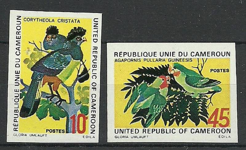Znaczek Kamerun 1972 Mi 715-716B Czyste **