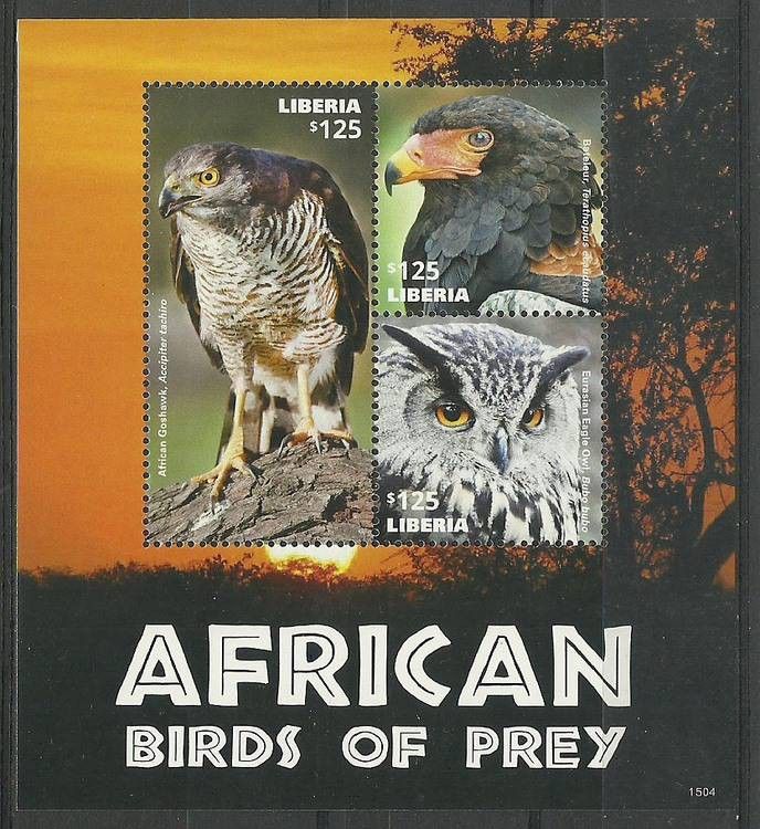Znaczek Liberia 2015 Mi ark 6605-6607 Czyste **
