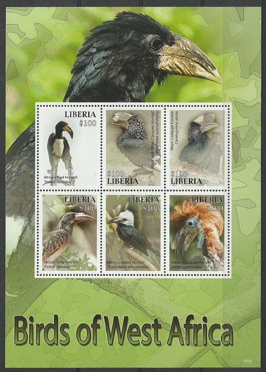 Znaczek Liberia 2016 Mi ark 6923-6928 Czyste **