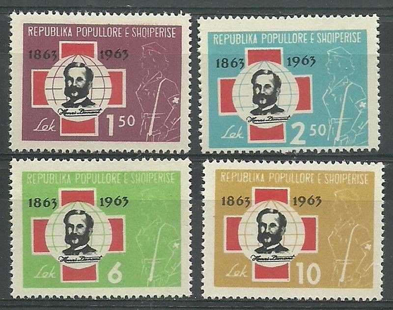 Znaczek Albania 1963 Mi 717-720 Czyste **