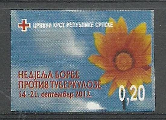 Znaczek Republika Serbska 2012 Mi zwa 31B Czyste **