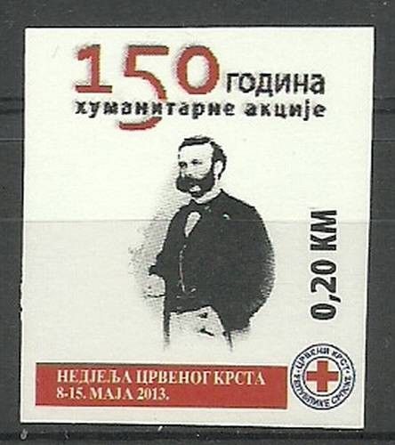 Znaczek Republika Serbska 2013 Mi zwa 32B Czyste **