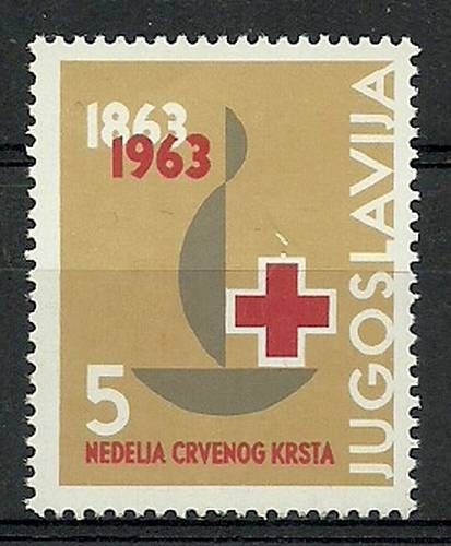 Znaczek Jugosławia 1963 Mi zwa 29 Czyste **