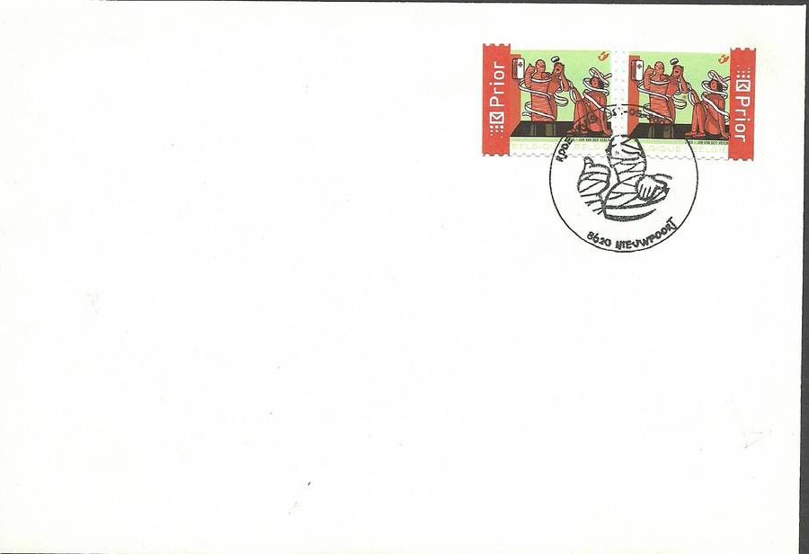 Znaczek Belgia 2006 Mi 3574I+IID FDC