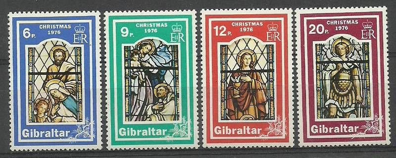 Znaczek Gibraltar 1976 Mi 342-345 Czyste **