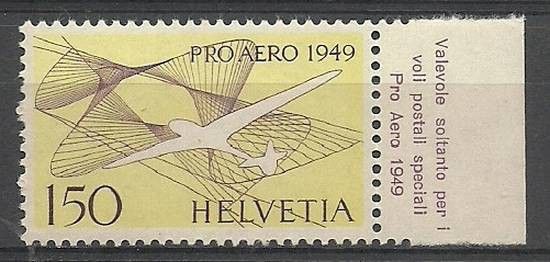 Znaczek Szwajcaria 1949 Mi 518 Czyste **